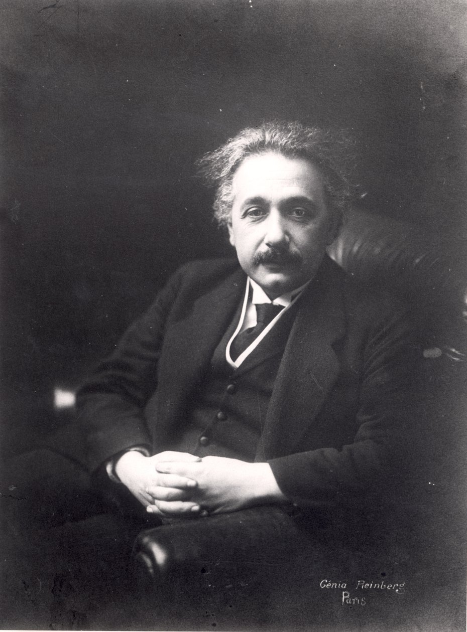Albert Einstein (1879-1955) ca.1922 af Genia Reinberg