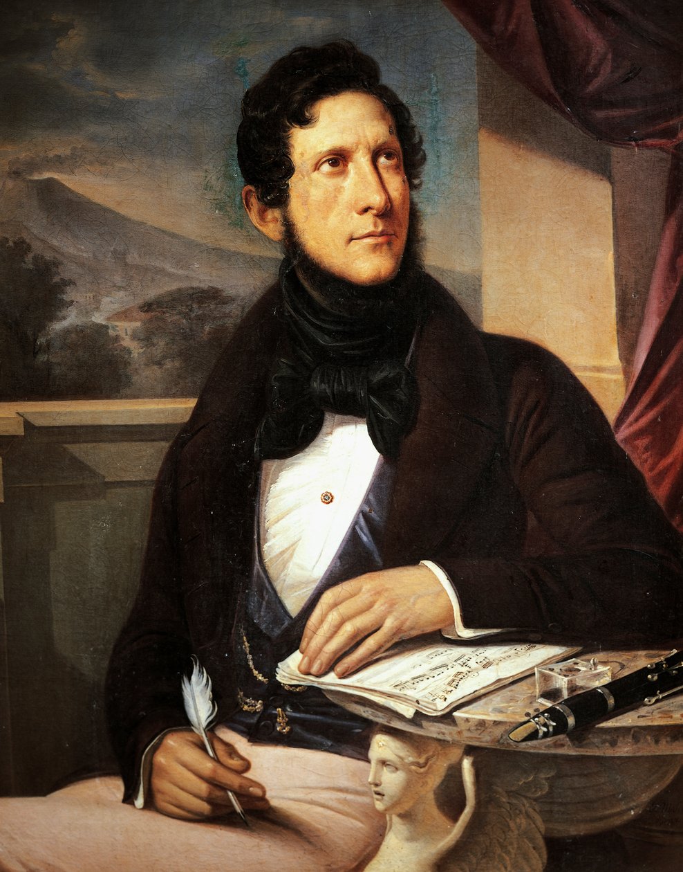 Portræt af Gaetano Donizetti (Bergamo af Gennaro Ruo