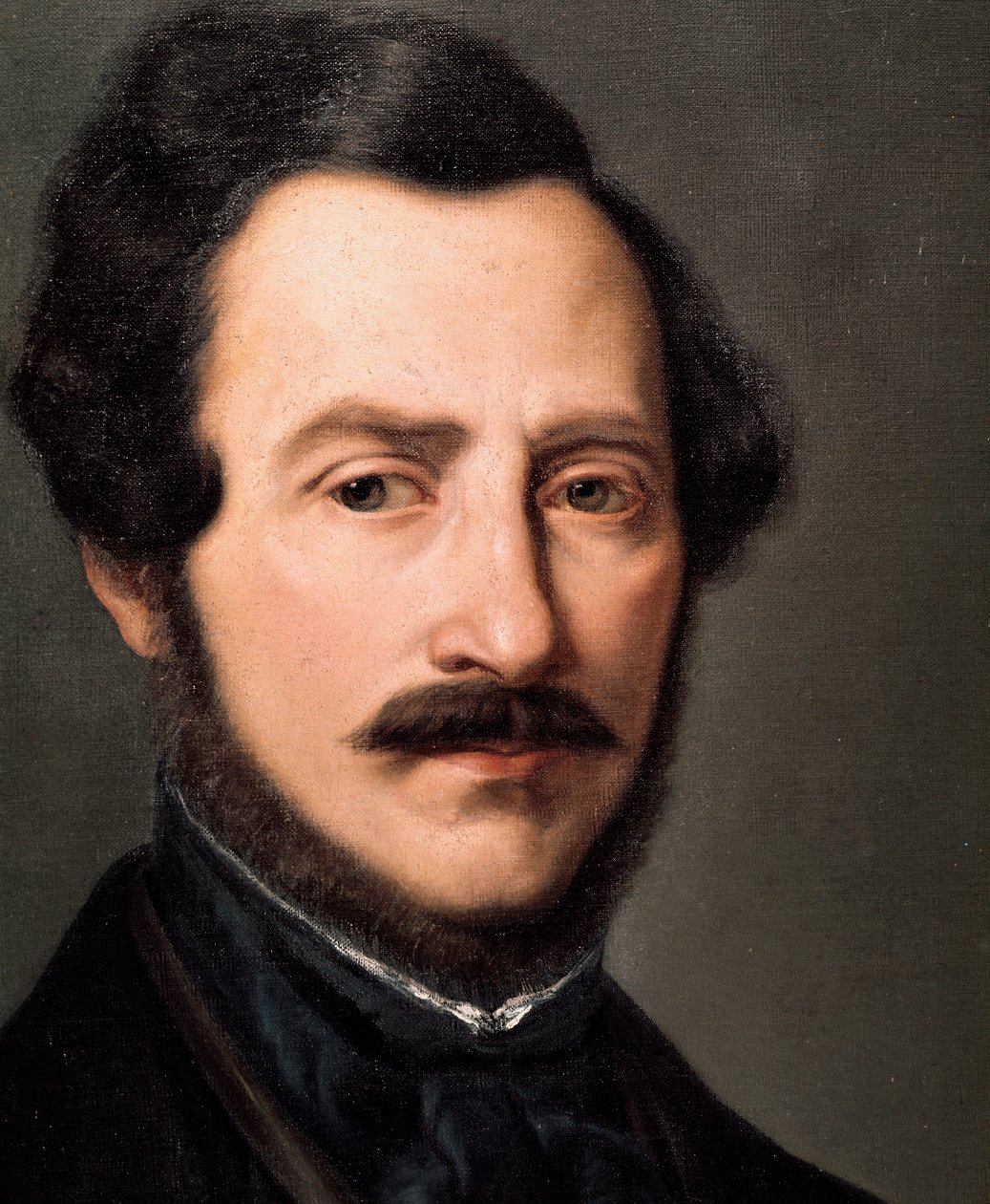 Portræt af den italienske komponist Gaetano Donizetti (1797-1848) Maleri af Gennario Ruo (1800-tallet) Napolis Musikkonservatorium San Pietro a Majella af Gennaro Ruo