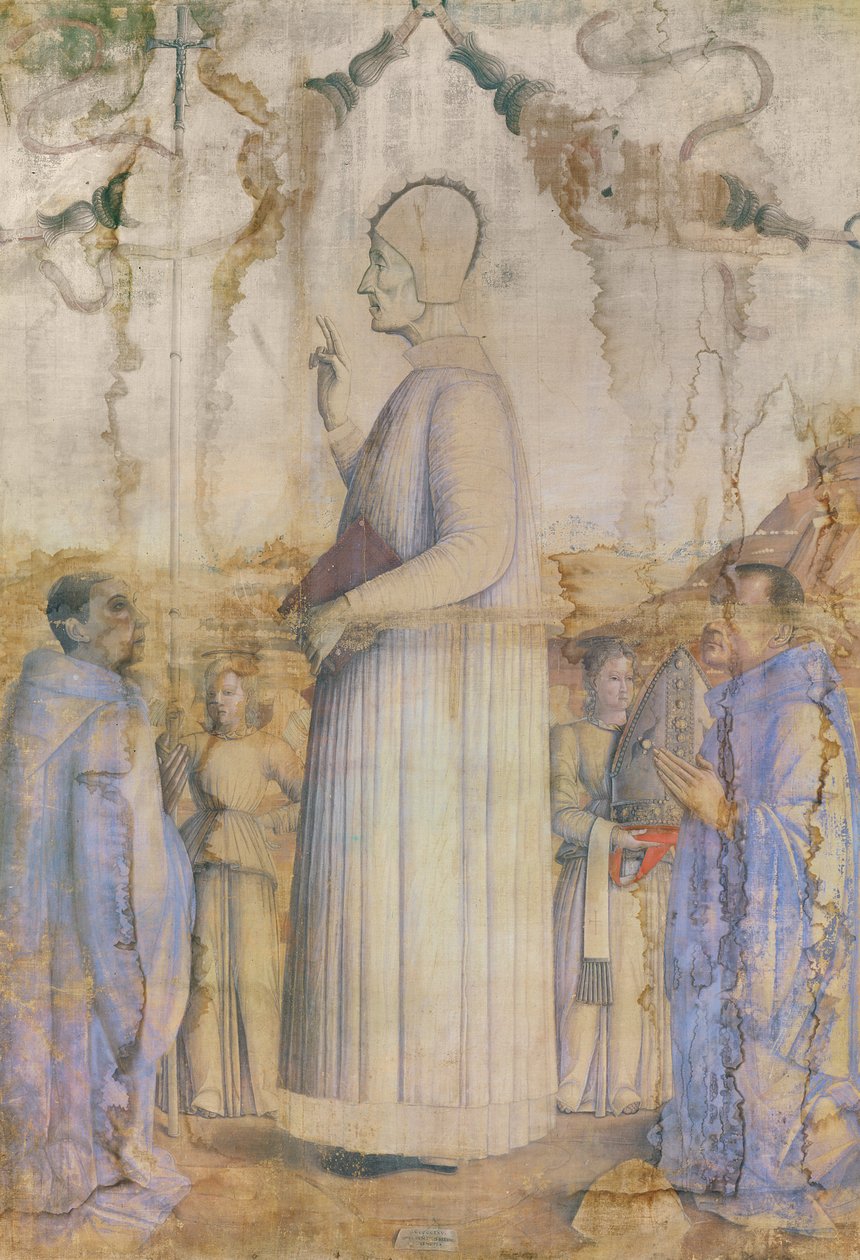 Sankt Lawrence Giustiniani (1381-1455), 1465 af Gentile Bellini