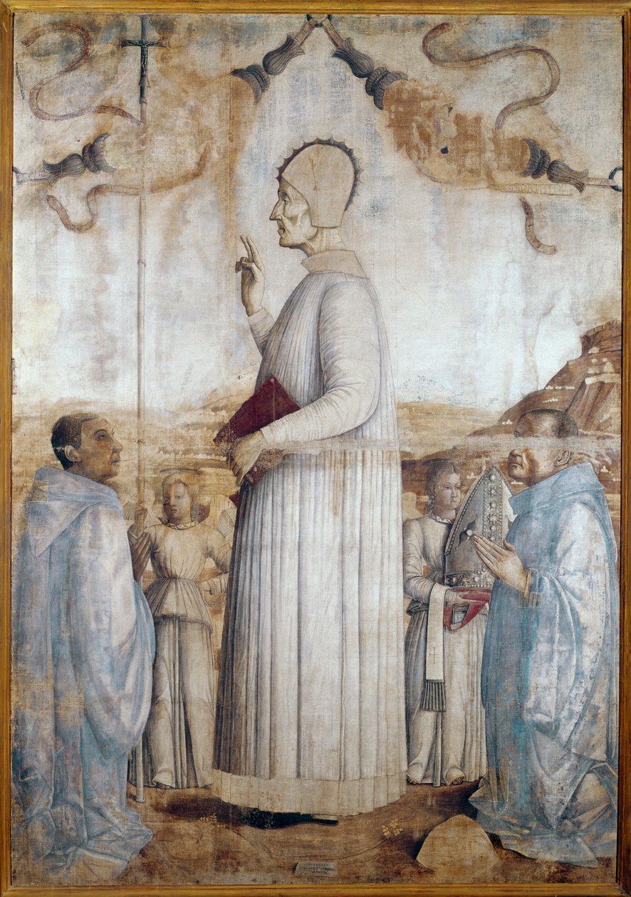 Lawrence Giustiniani eller Lorenzo Giustiniani (tempera på træ af Gentile Bellini