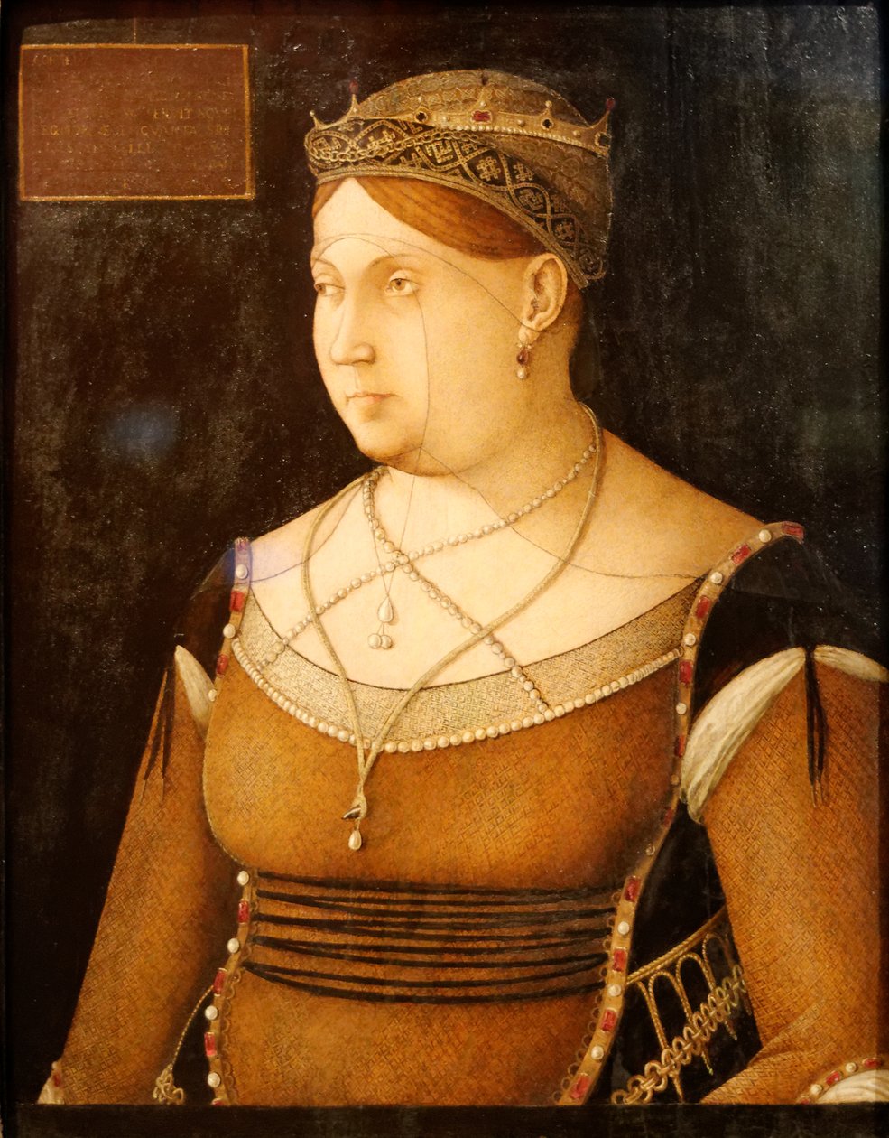 Dronning af Cypern, Catarina Cornaro af Gentile Bellini