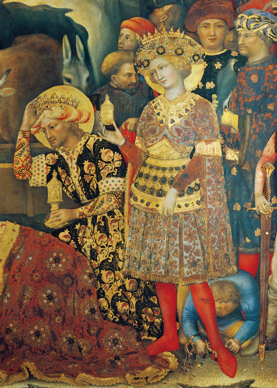 Tilbedelse af magi detalje af konger af Gentile da Fabriano