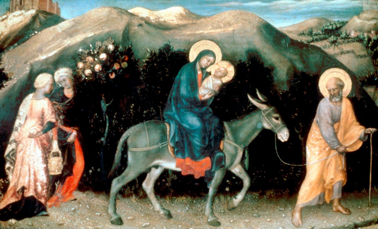 Flyvning til Egypten, 1423 af Gentile da Fabriano