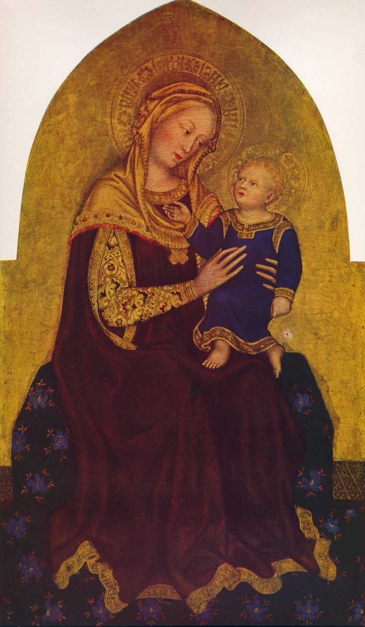 Madonna og barn, c1420 af Gentile da Fabriano