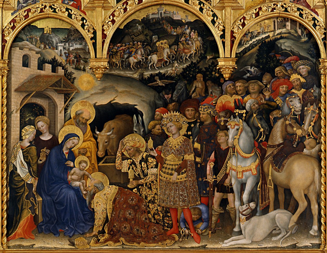 Magiernes tilbedelse, 1423 af Gentile da Fabriano
