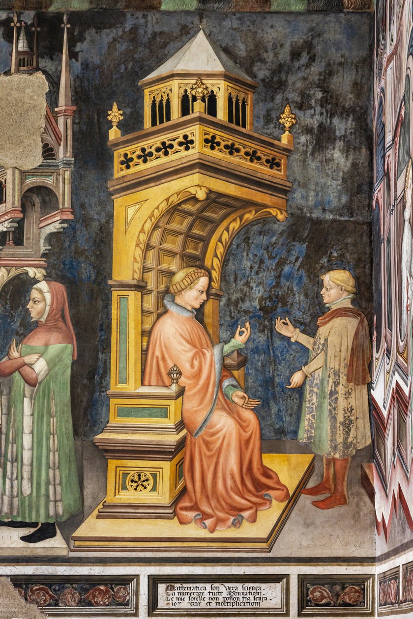 Hall of Liberal Arts and Planets af Gentile da Fabriano