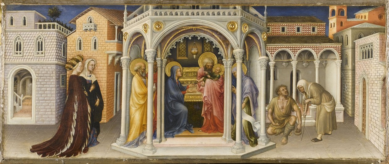 Præsentationen i templet af Gentile da Fabriano
