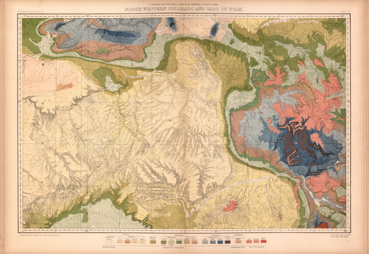Geologisk og geografisk atlas over Colorado og dele af tilstødende territorium af Geological And Geographical Survey Of The Territories