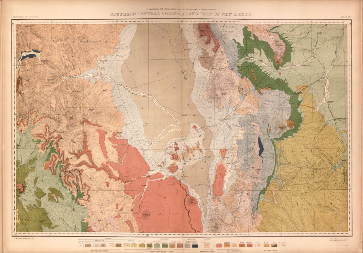 Geologisk og geografisk atlas over Colorado og dele af tilstødende territorium, af Geological And Geographical Survey Of The Territories