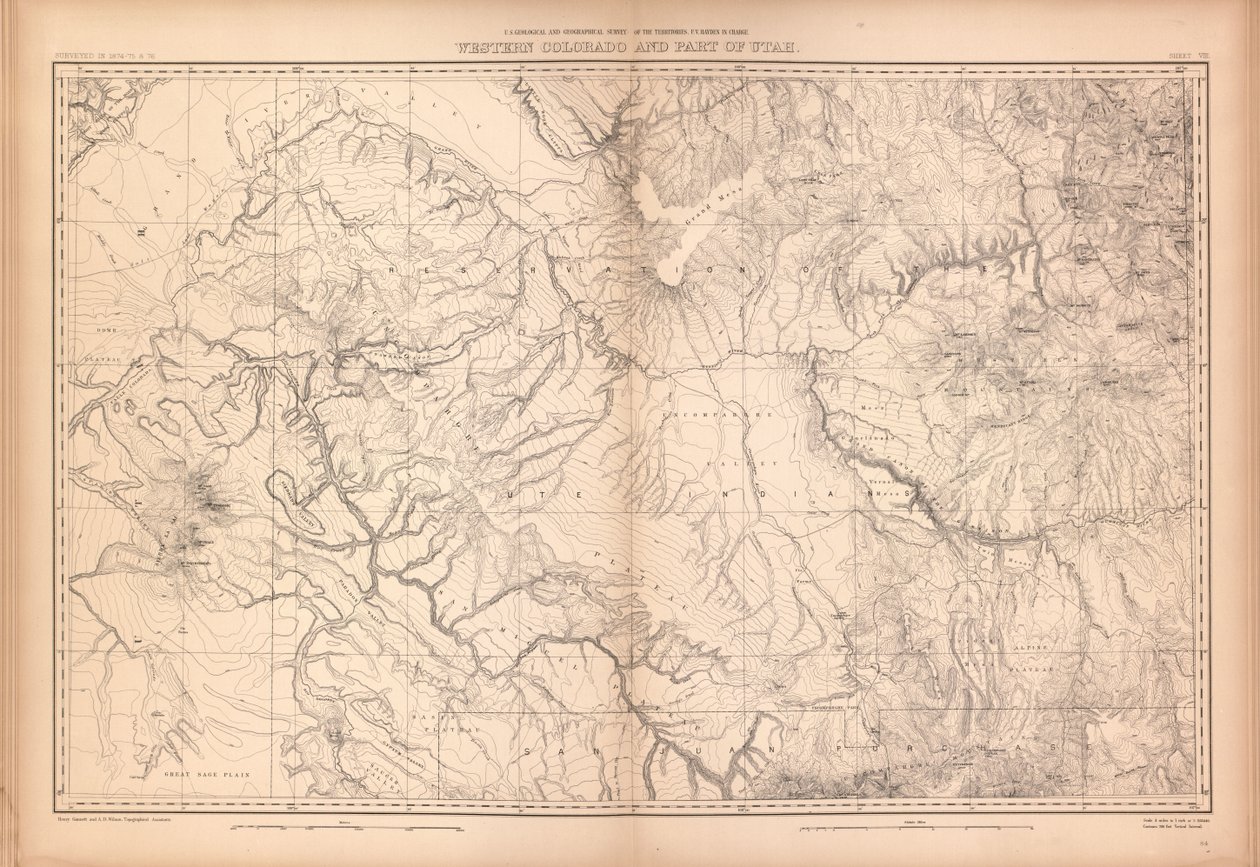 Geologisk og geografisk atlas over Colorado og dele af tilstødende territorium, af Geological And Geographical Survey Of The Territories