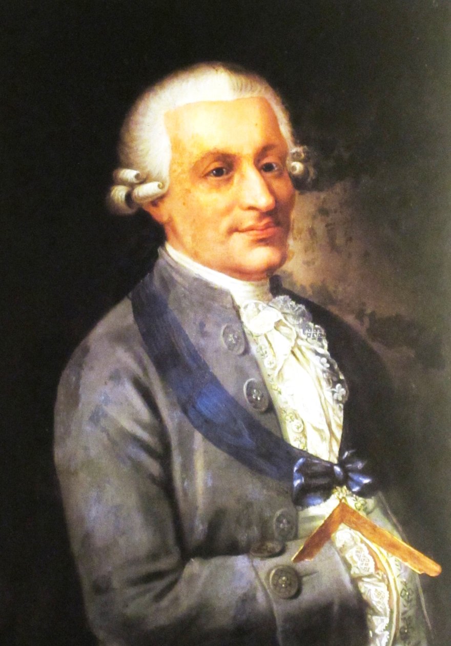 Portræt af Johann Carl Dähnert (1719-1785) af Georg David Matthieu