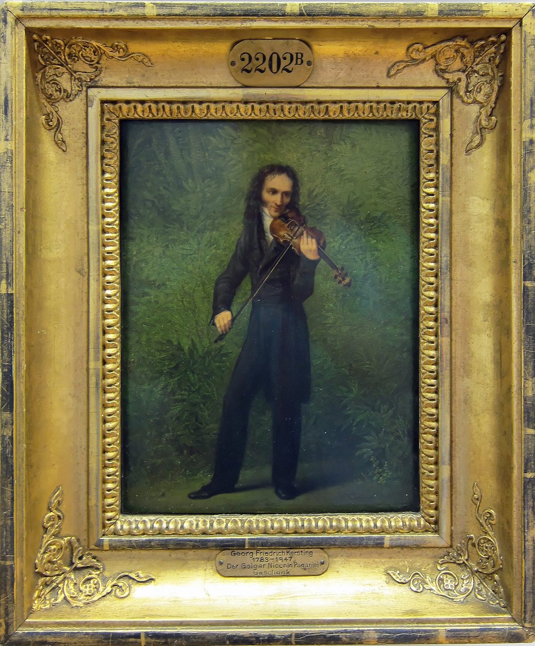 Violinisten Nicolo Paganini af Georg Friedrich Kersting