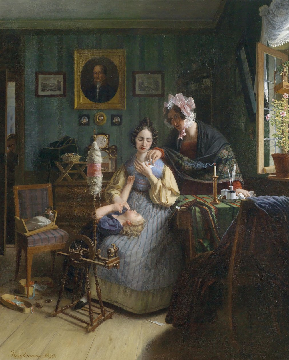 Den overhørte spinner af Georg Friedrich Reichmann