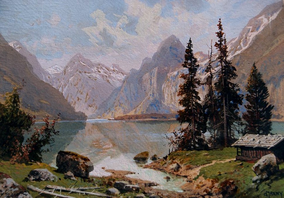 Konigsee fra kedlen af Georg Janny