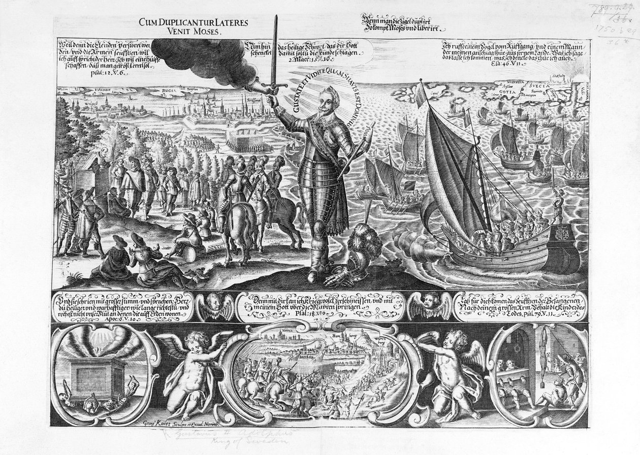 Gustavus Adolphus landede ved Stralsund i 1630 af Georg Koler
