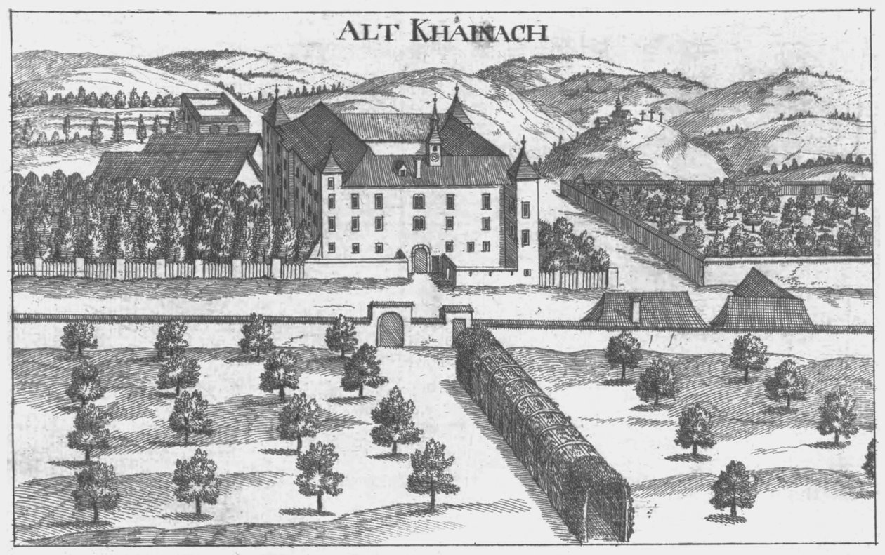 Krottenhof Slot af Georg Matthaus Vischer