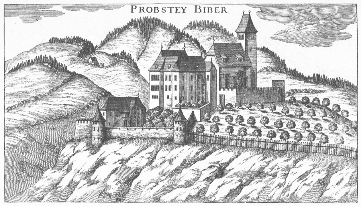 Piber Slot af Georg Matthaus Vischer
