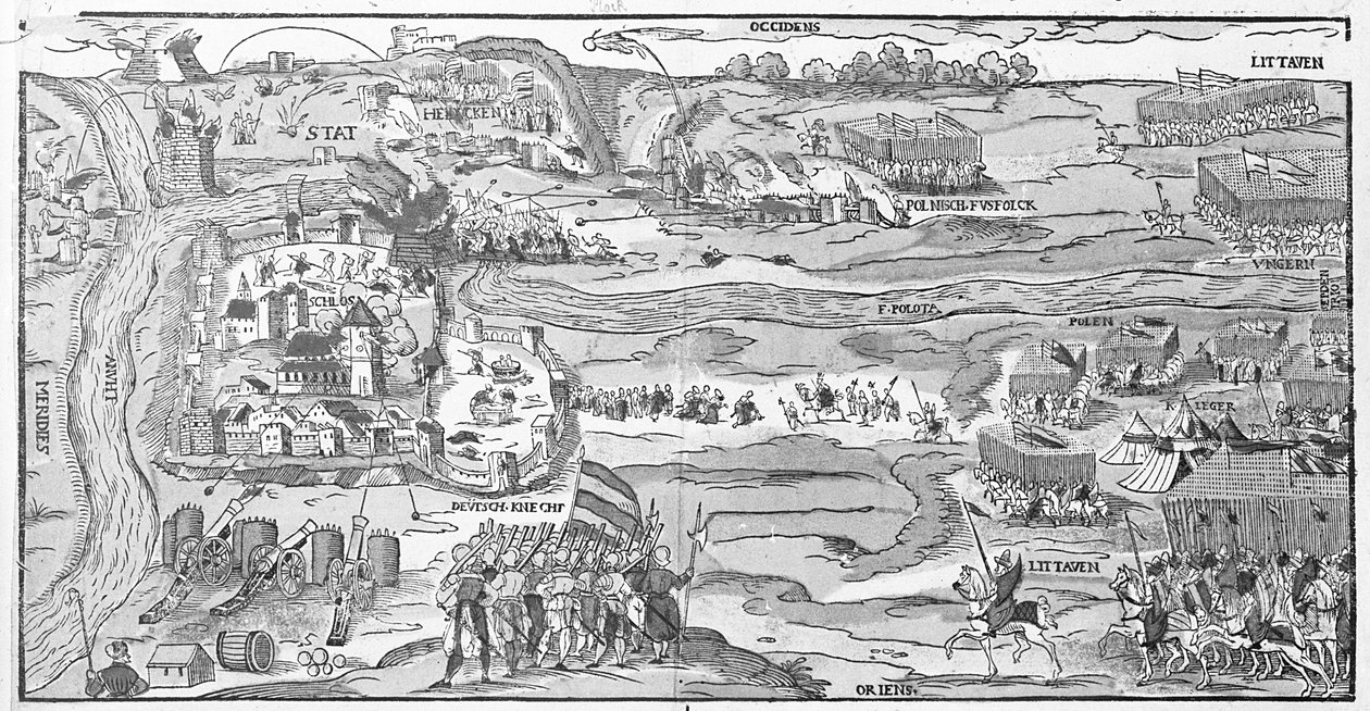Belejringen af Polotsk i 1579 af Georg the elder Mack