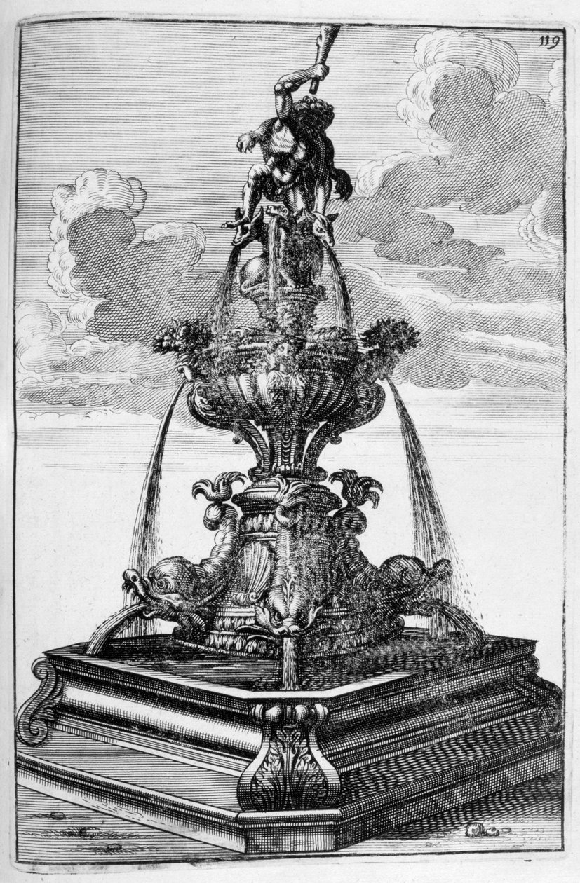 Springvandsdesign, 1664 af Georg Andreas Bockler