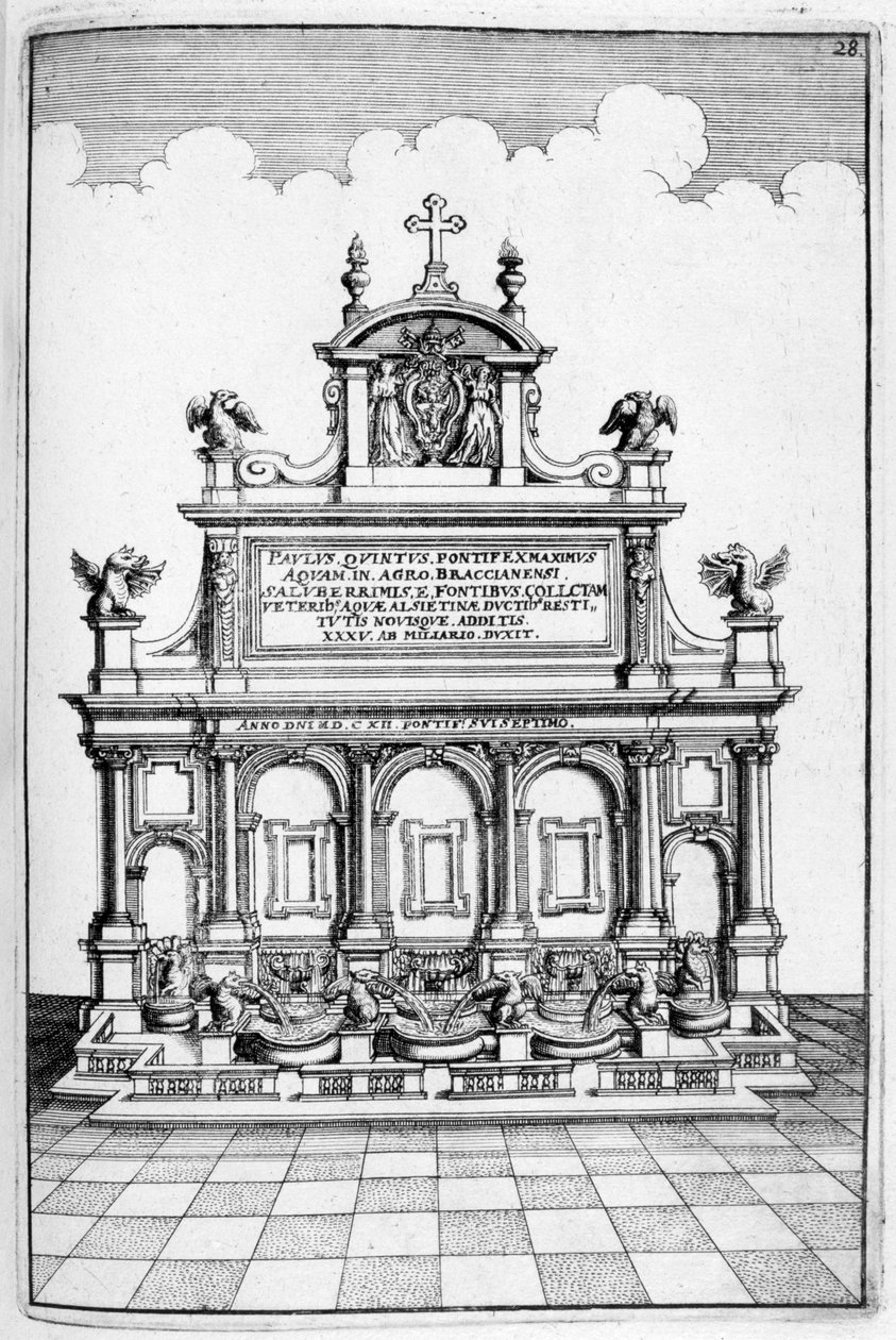 Springvandsdesign, 1664 af Georg Andreas Bockler