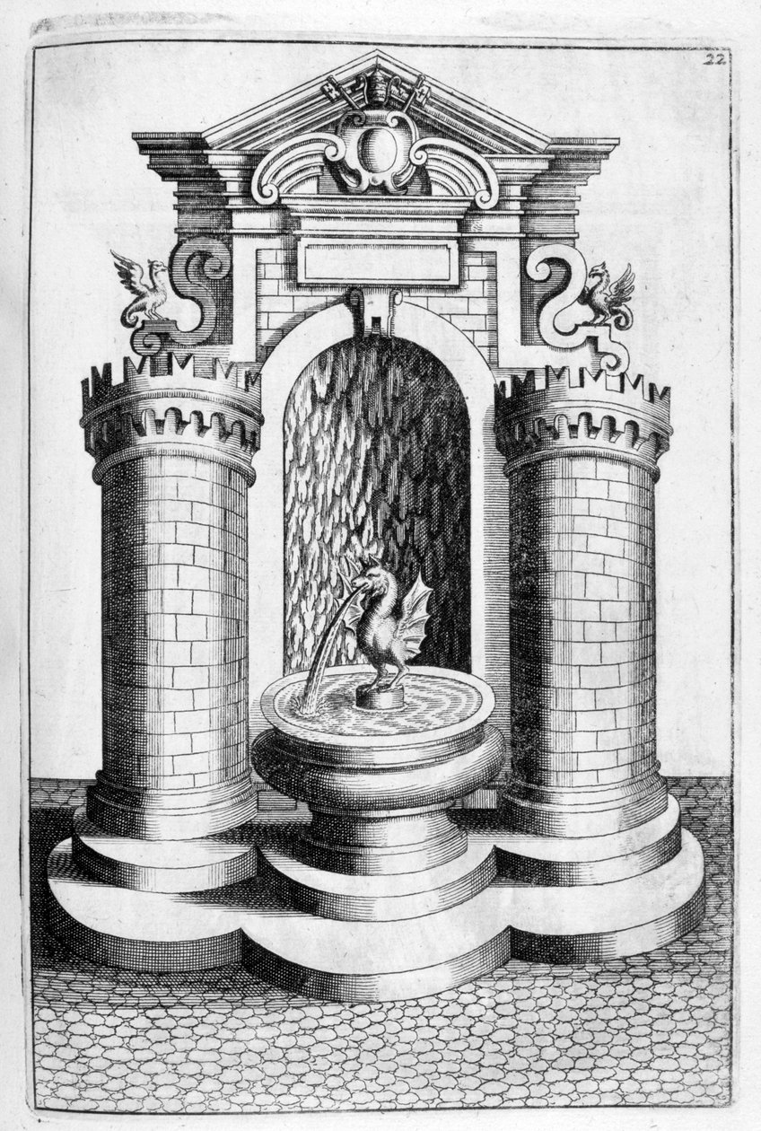 Springvandsdesign, 1664 af Georg Andreas Bockler