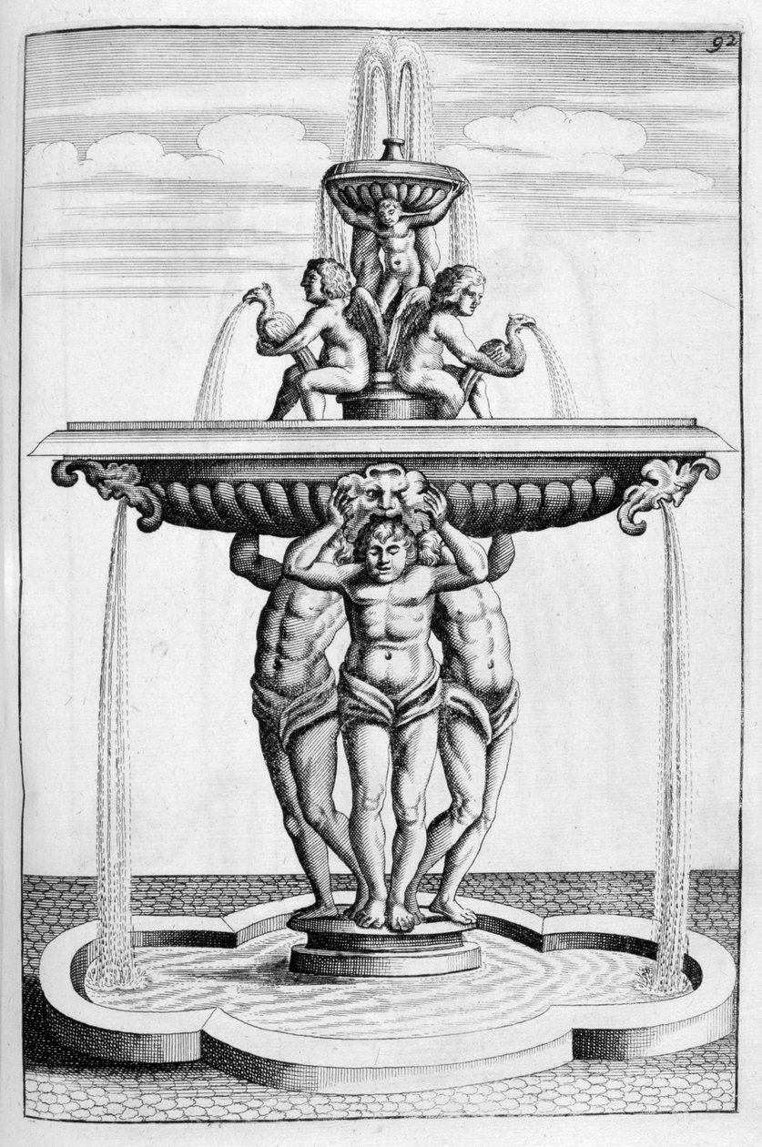 Springvandsdesign, 1664 af Georg Andreas Bockler