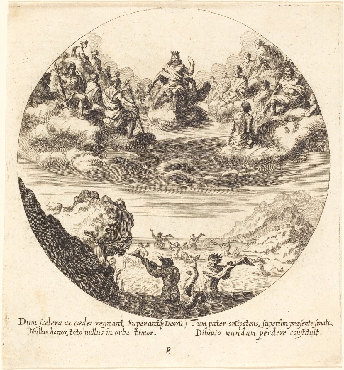 Jove og guderne af Georg Andreas Wolfgang the Elder