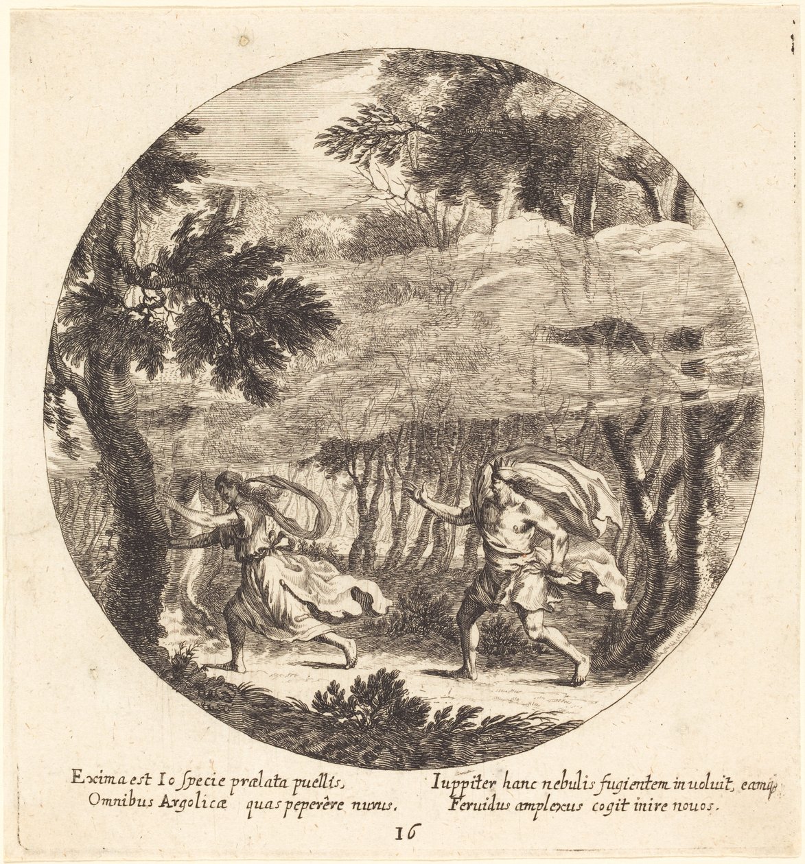 Jupiter og Io af Georg Andreas Wolfgang the Elder