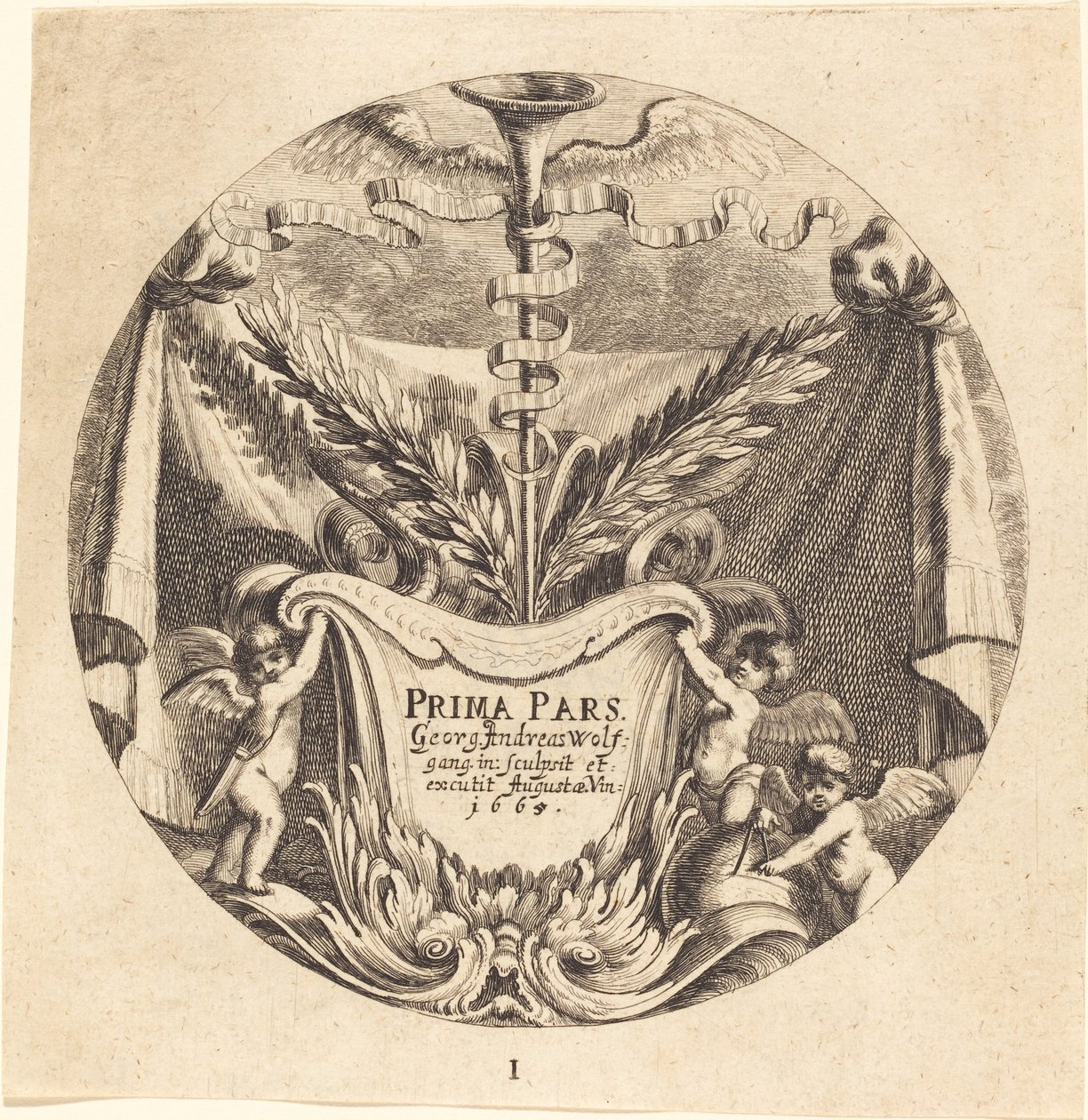 Titel side af Georg Andreas Wolfgang the Elder