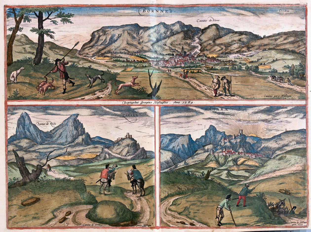 Bornes, Zahara, Spanien - i 