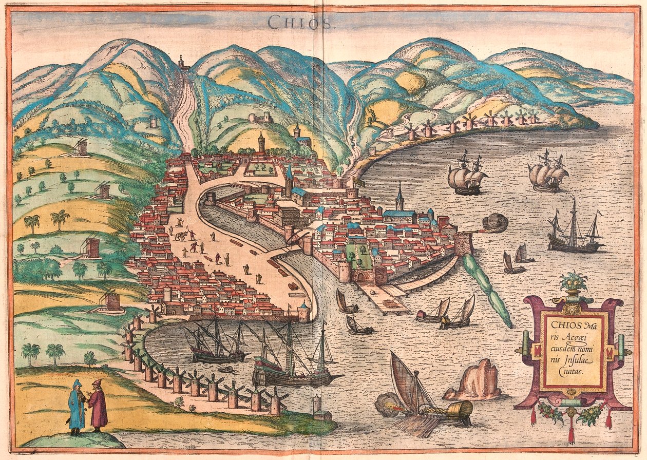 Chios, Grækenland - i 