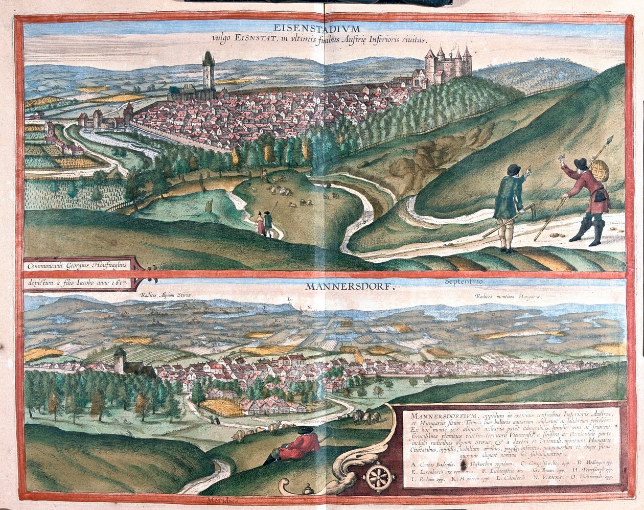 Eisenstadtt, Tyskland - Mannersdorf, Østrig - i 