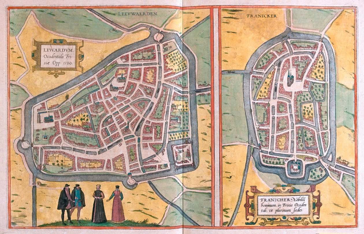 Leeuwarden (vestfrisisk), Franeker, Holland - i 