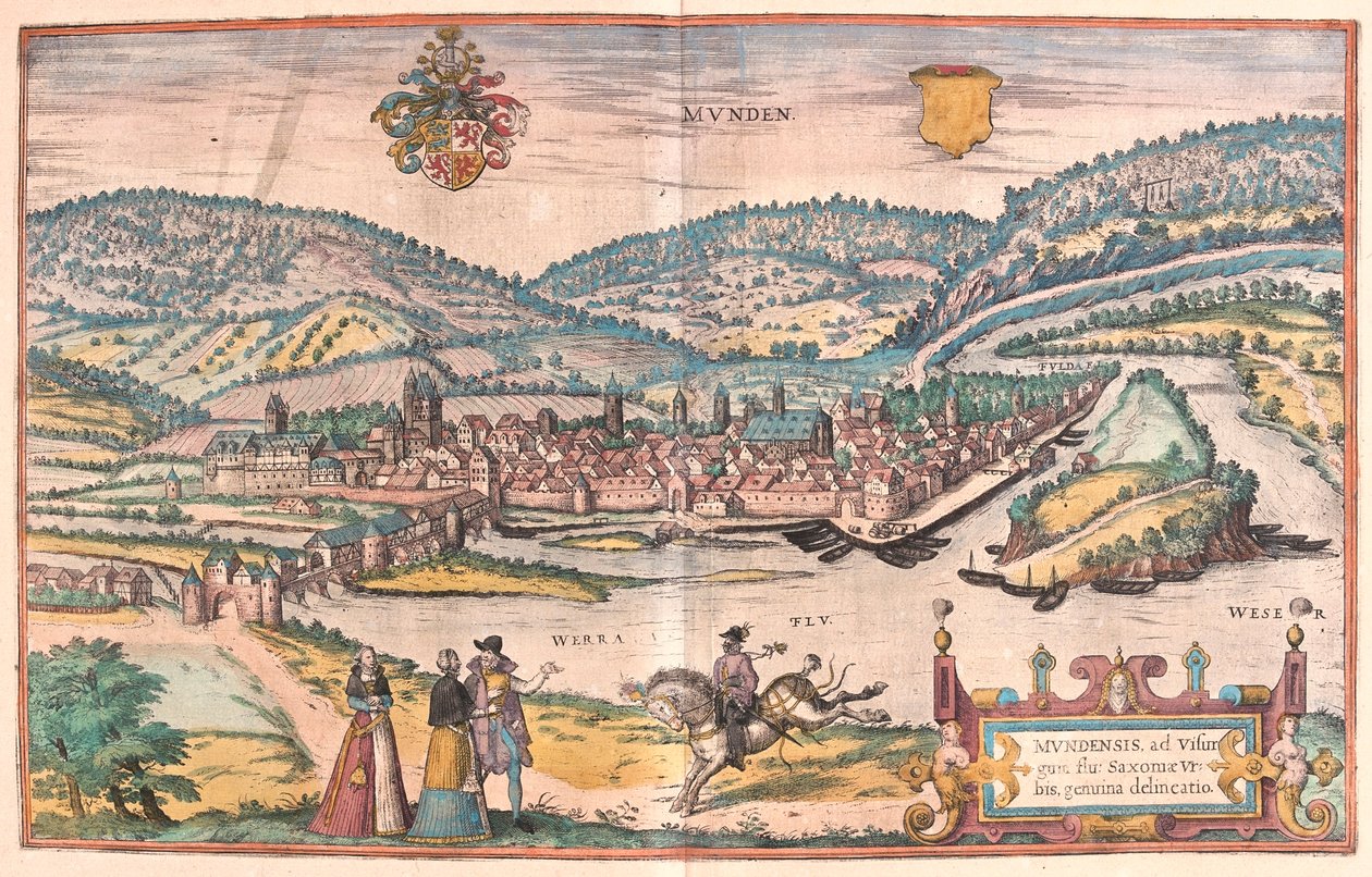 Munden, Hanoversch, Tyskland - i 