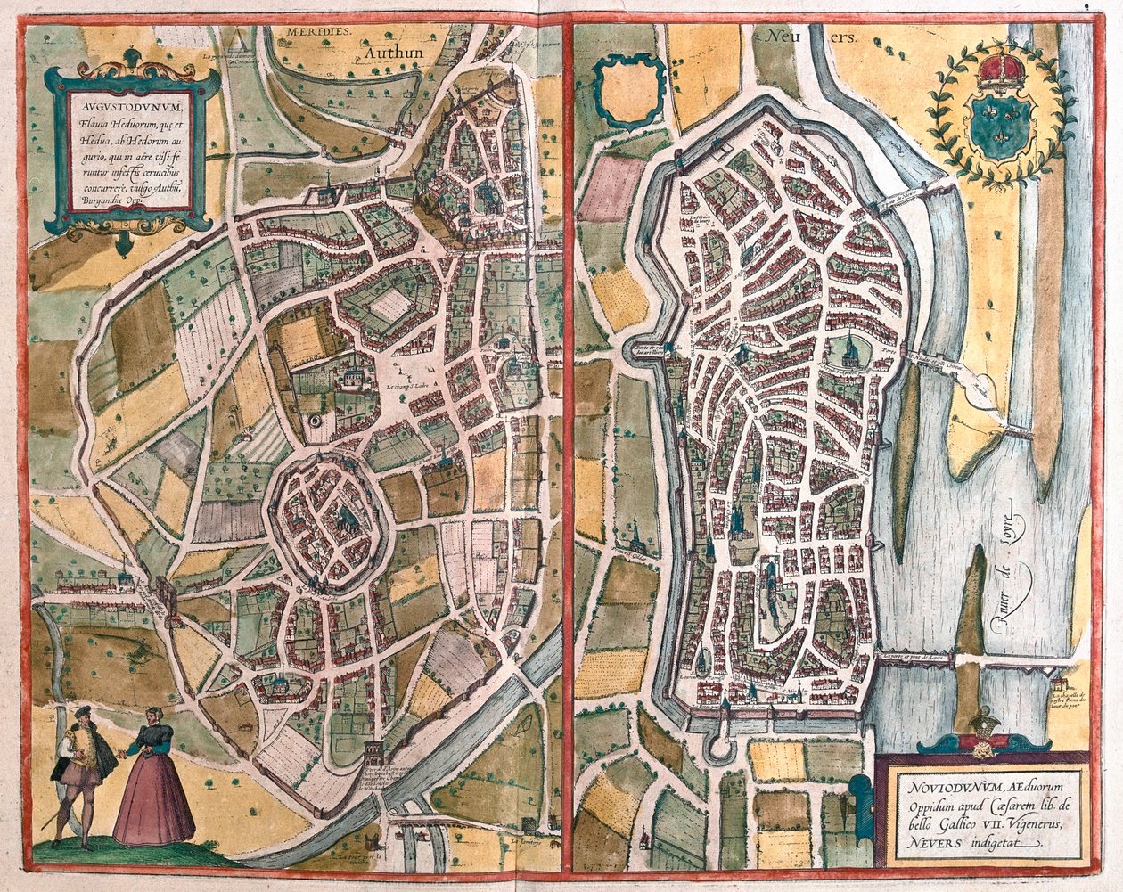Nevers, Frankrig, i 