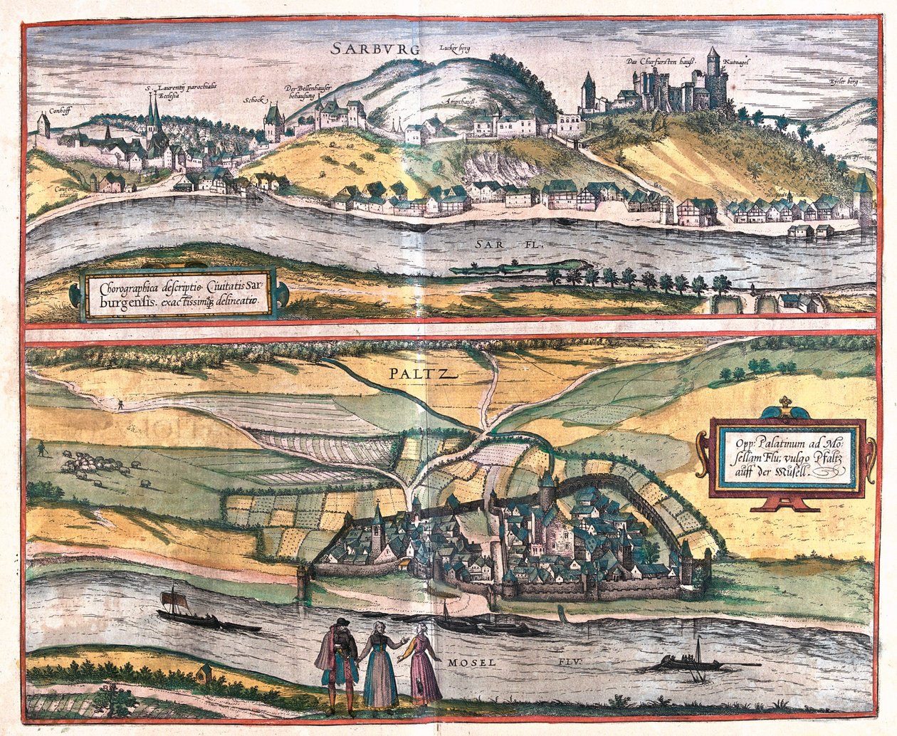 Saarburg, Pfalzel, Tyskland - i 
