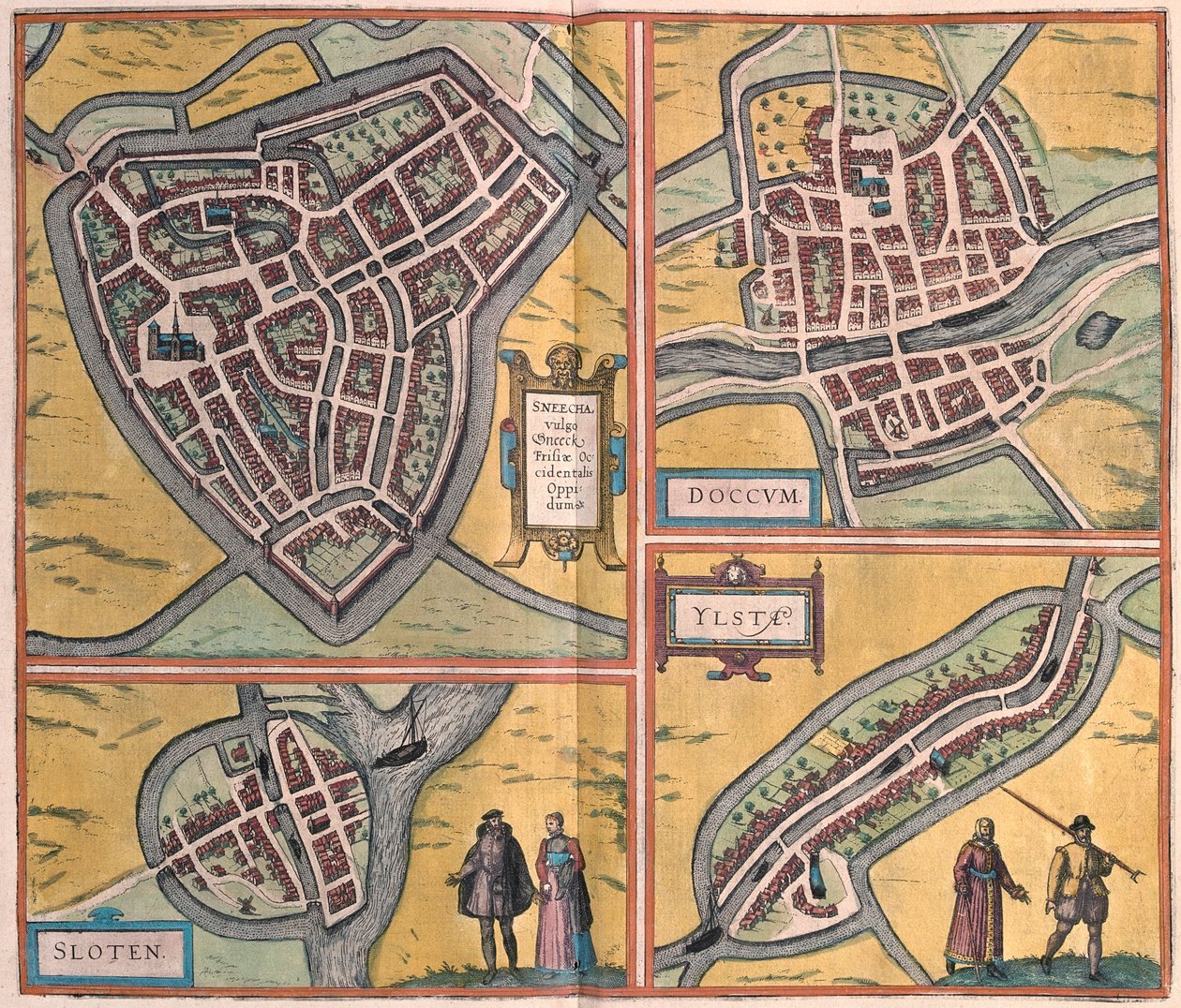 Sneek, Doccum, Sloten, Ijlst, Holland - i 