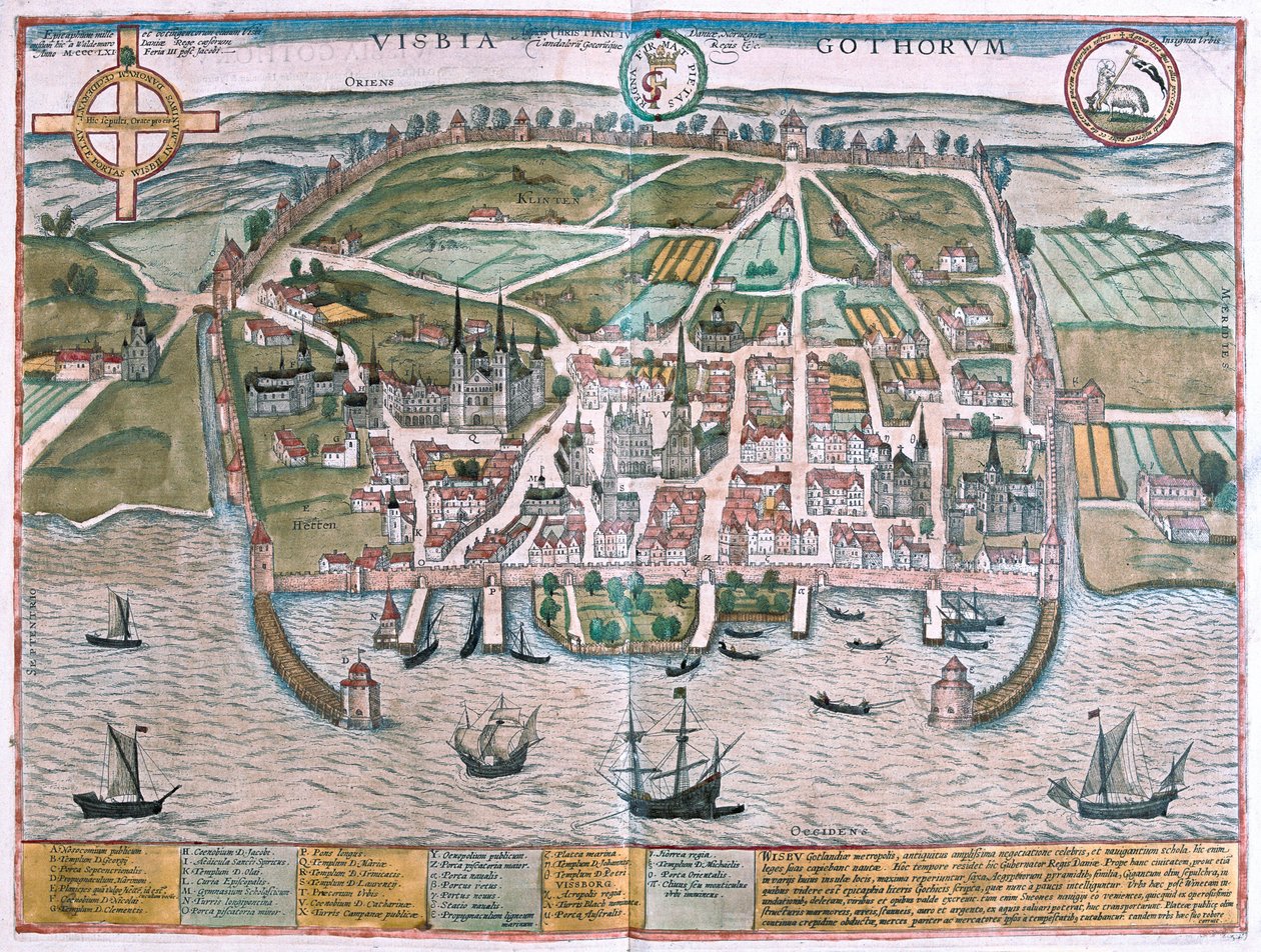 Visby, Gotland, Sverige - i 