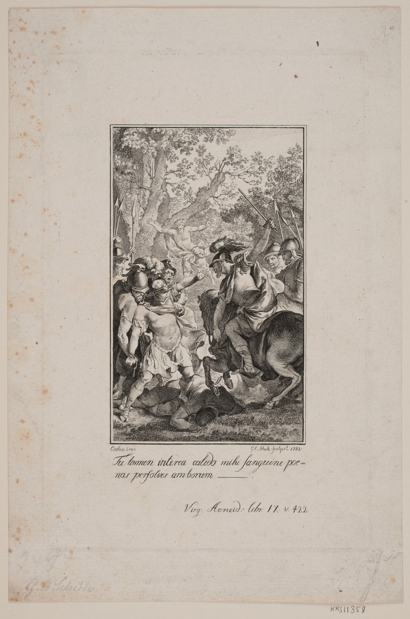 Illustration til Virgils Æneide af Georg Christian Schule