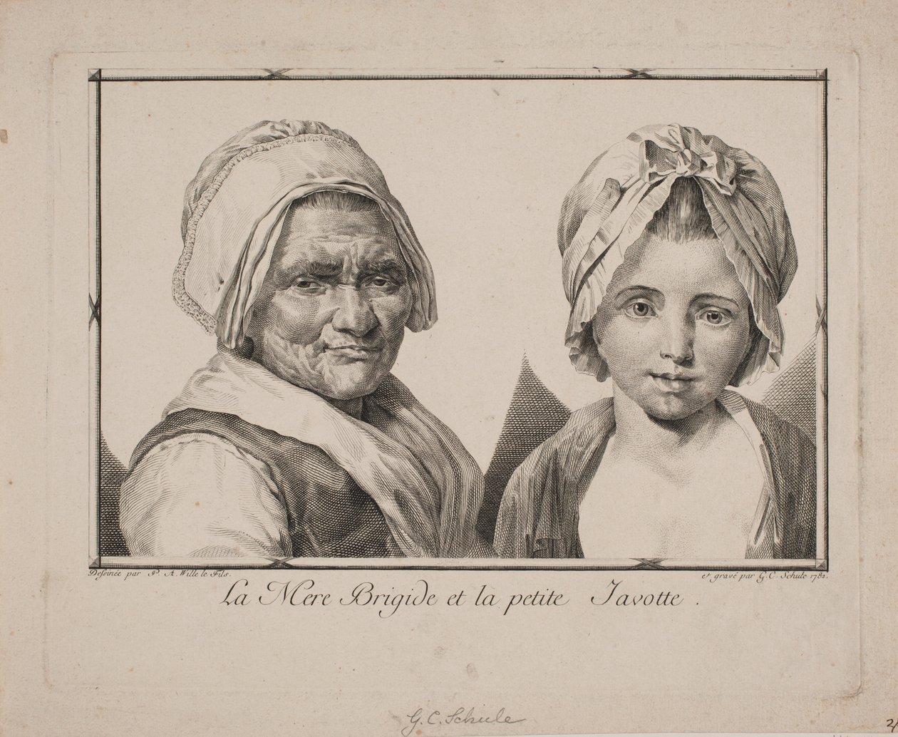 Moder Brigide og lille Javotte af Georg Christian Schule