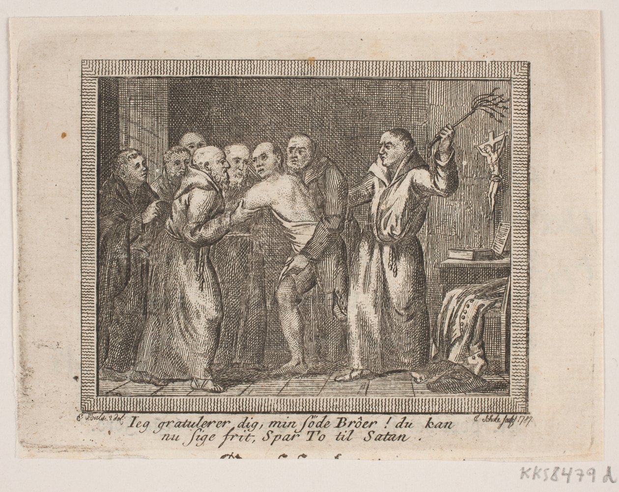 Vignet til J. H. Wessels "Samtlige skrifter" af Georg Christian Schule