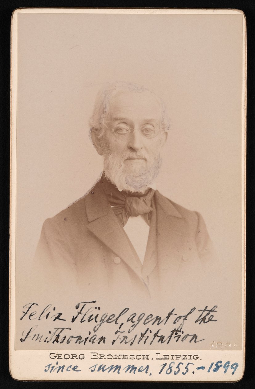 Portræt af Felix Flugel 1820-1904, 1894. af Georg Conrad Adolph Brokesch