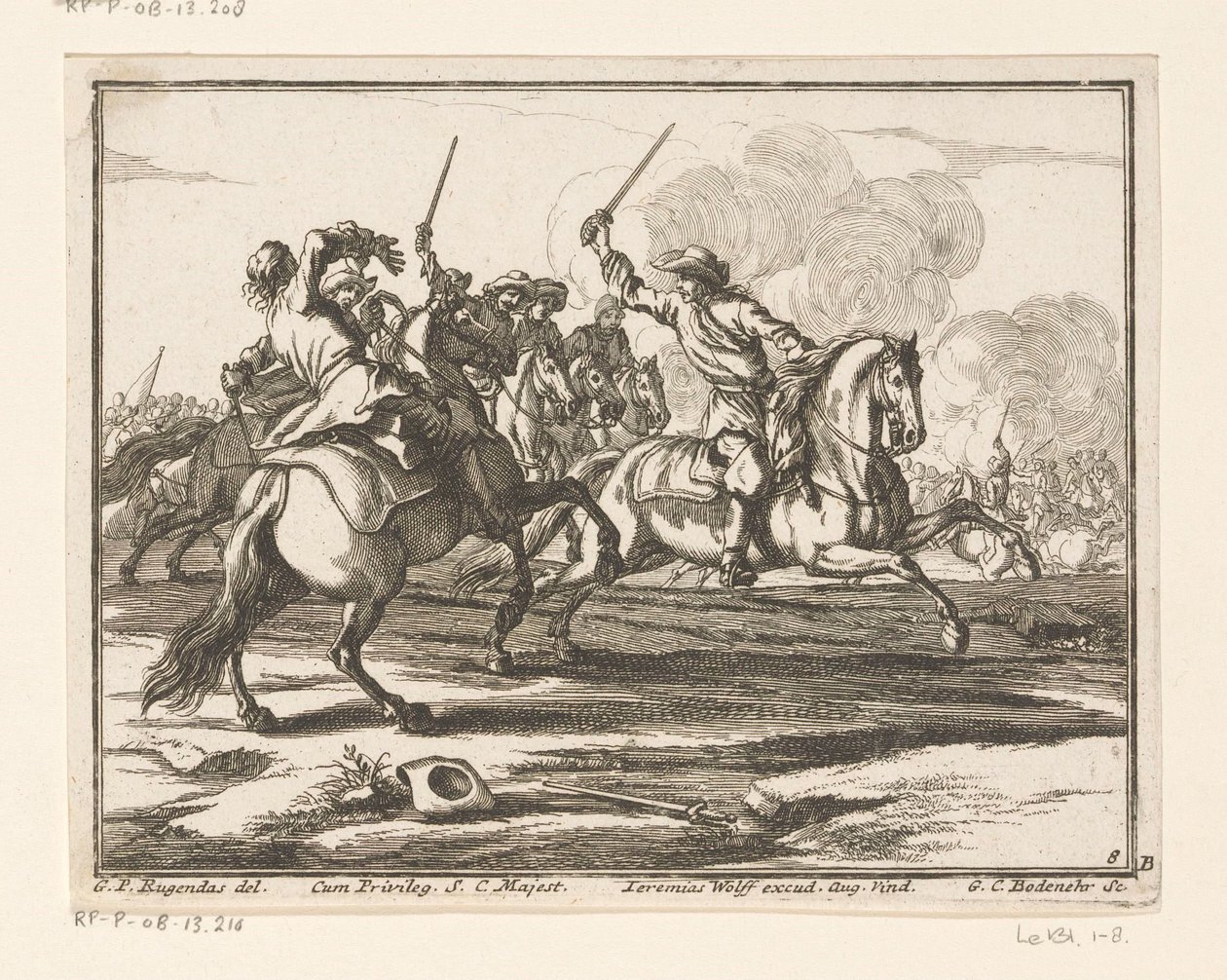 ridekamp Ryttere (serietitel) af Georg Conrad Bodenehr