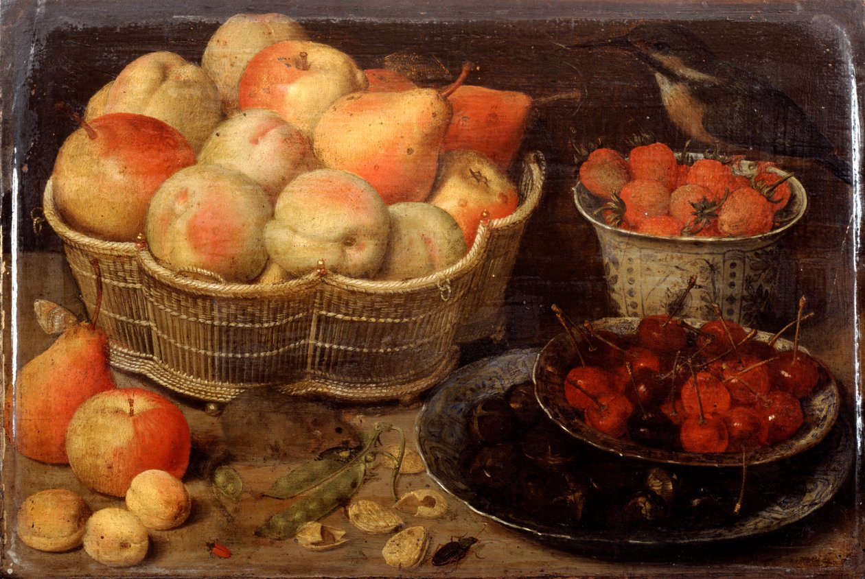 Stilleben med frugt, slutningen af det 16. tidlige 17. århundrede af Georg Flegel
