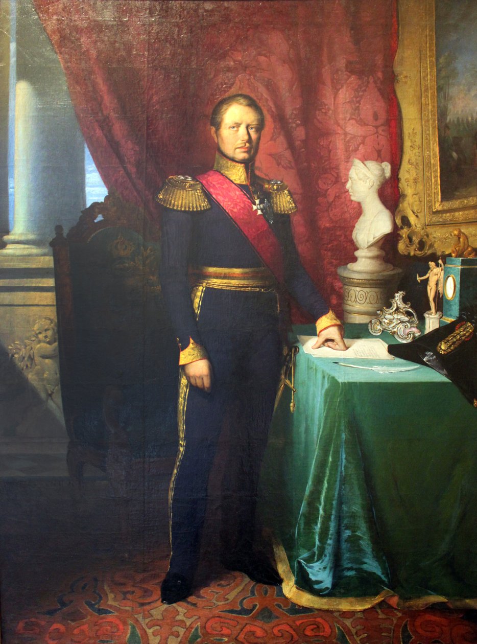 Erhardt kong Wilhelm I af Württemberg anagoria af Georg Friedrich Erhardt
