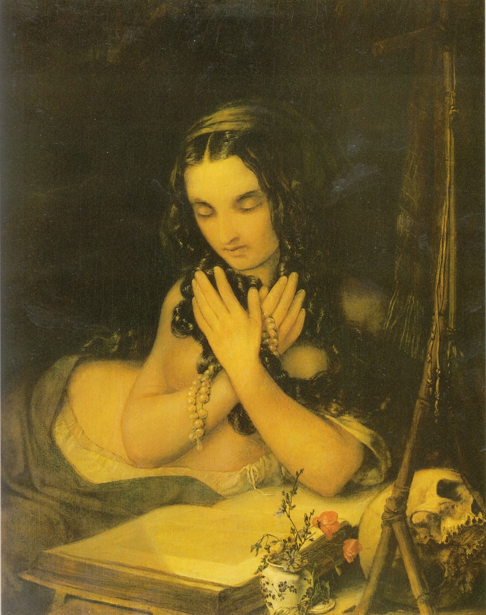 Tysk:  Maria Magdalena den bodfærdige Maria Magadalena af Georg Friedrich Kersting