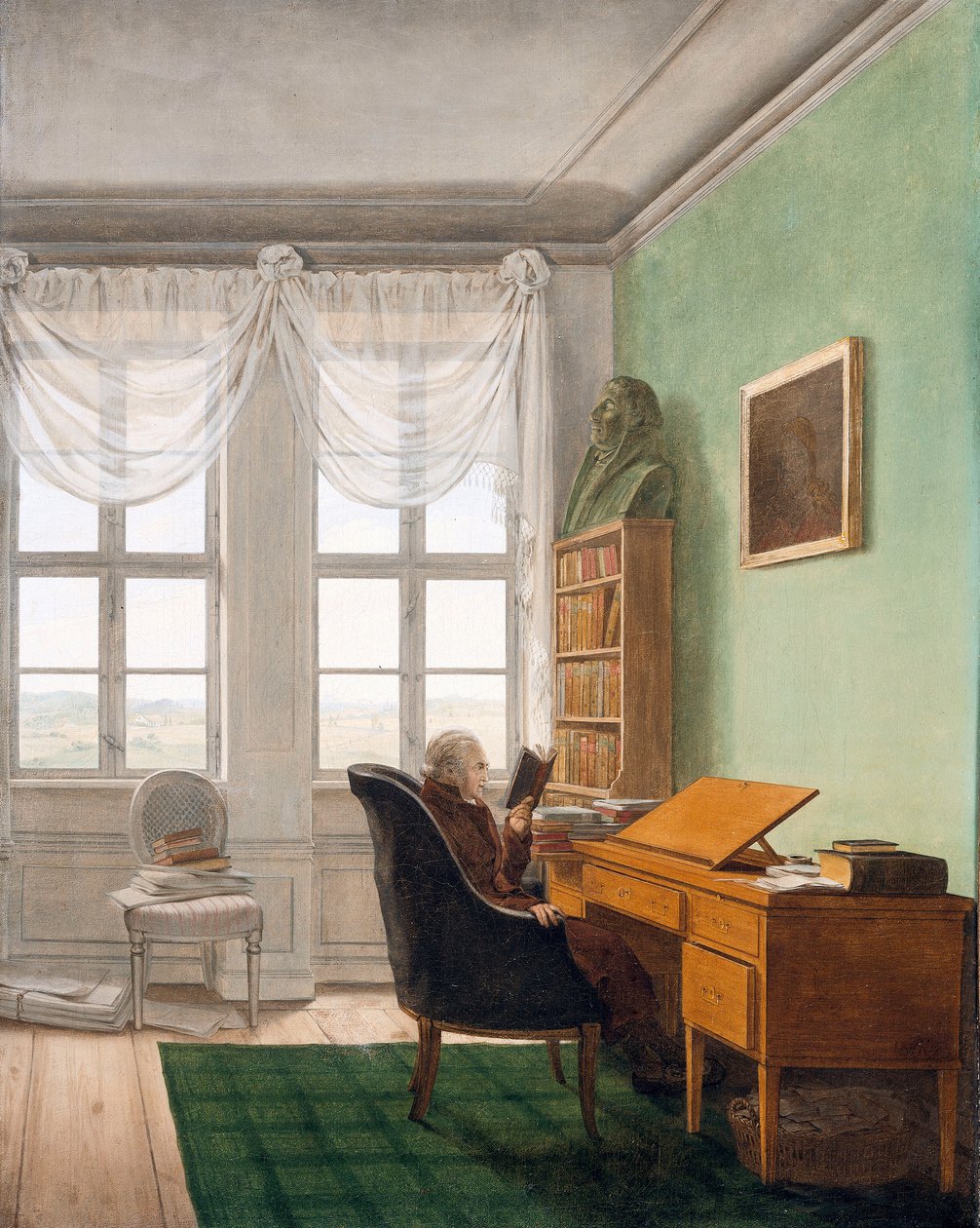 Reinhards arbejdsværelse af Georg Friedrich Kersting