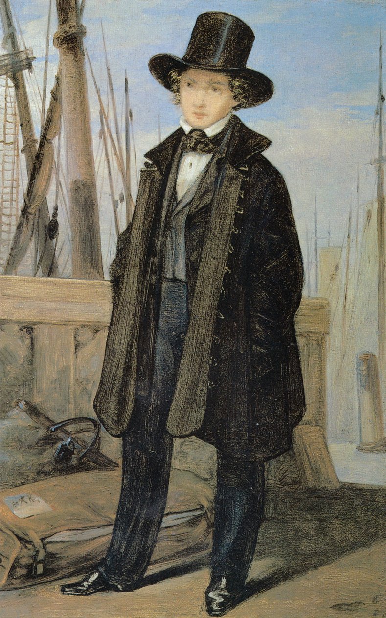 Richard Kersting før sin afrejse til Riga af Georg Friedrich Kersting