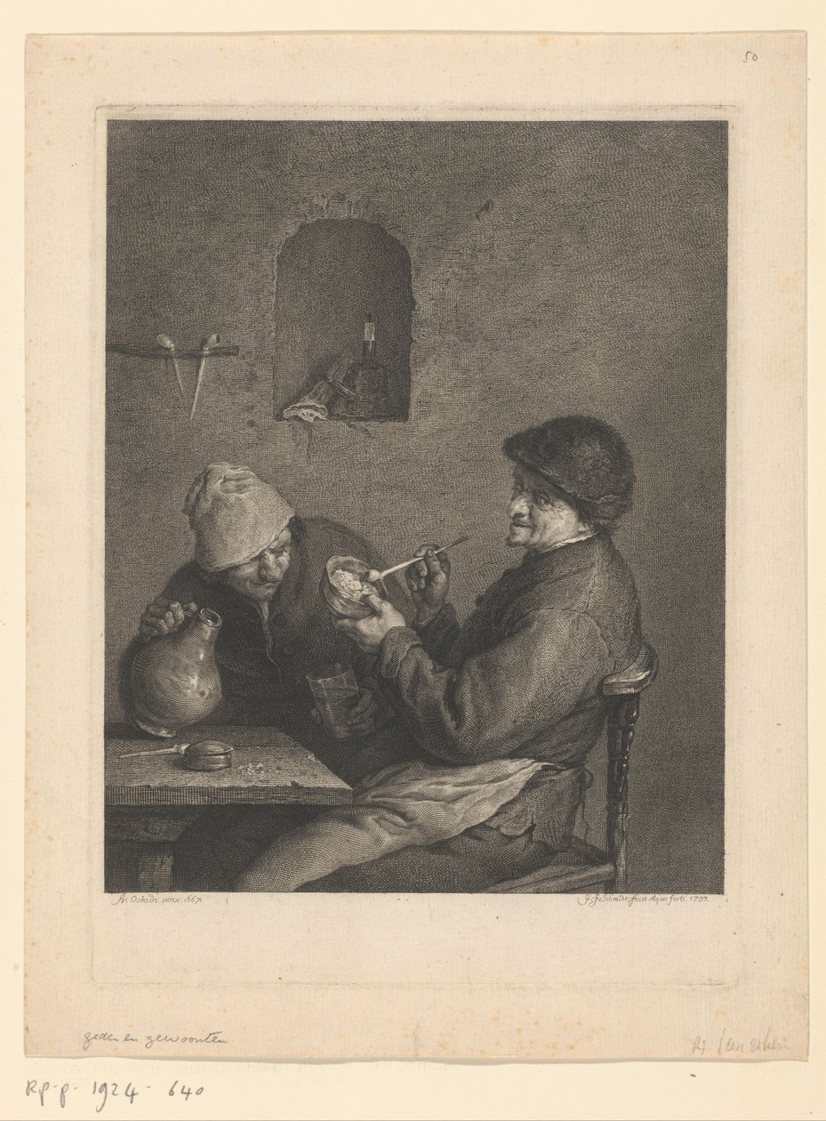 Ryger og drikker af Georg Friedrich Schmidt